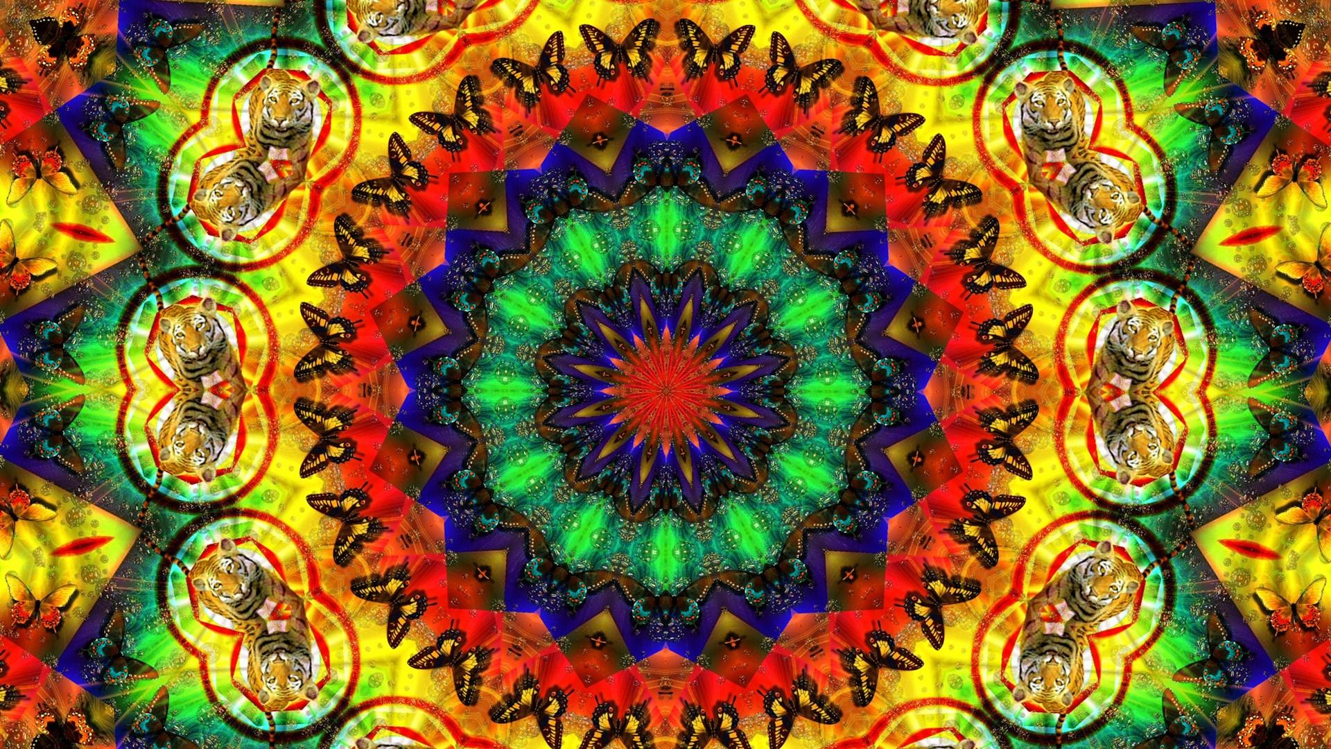 1920x1080 Kaleidoscope Wallpaper Psychedelic Rock