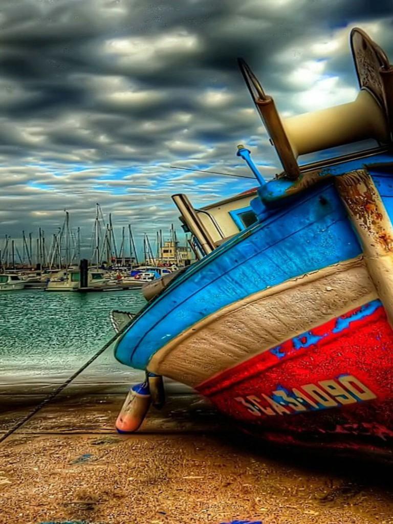 768x1024 Old Ship Wallpaper HD Background HD