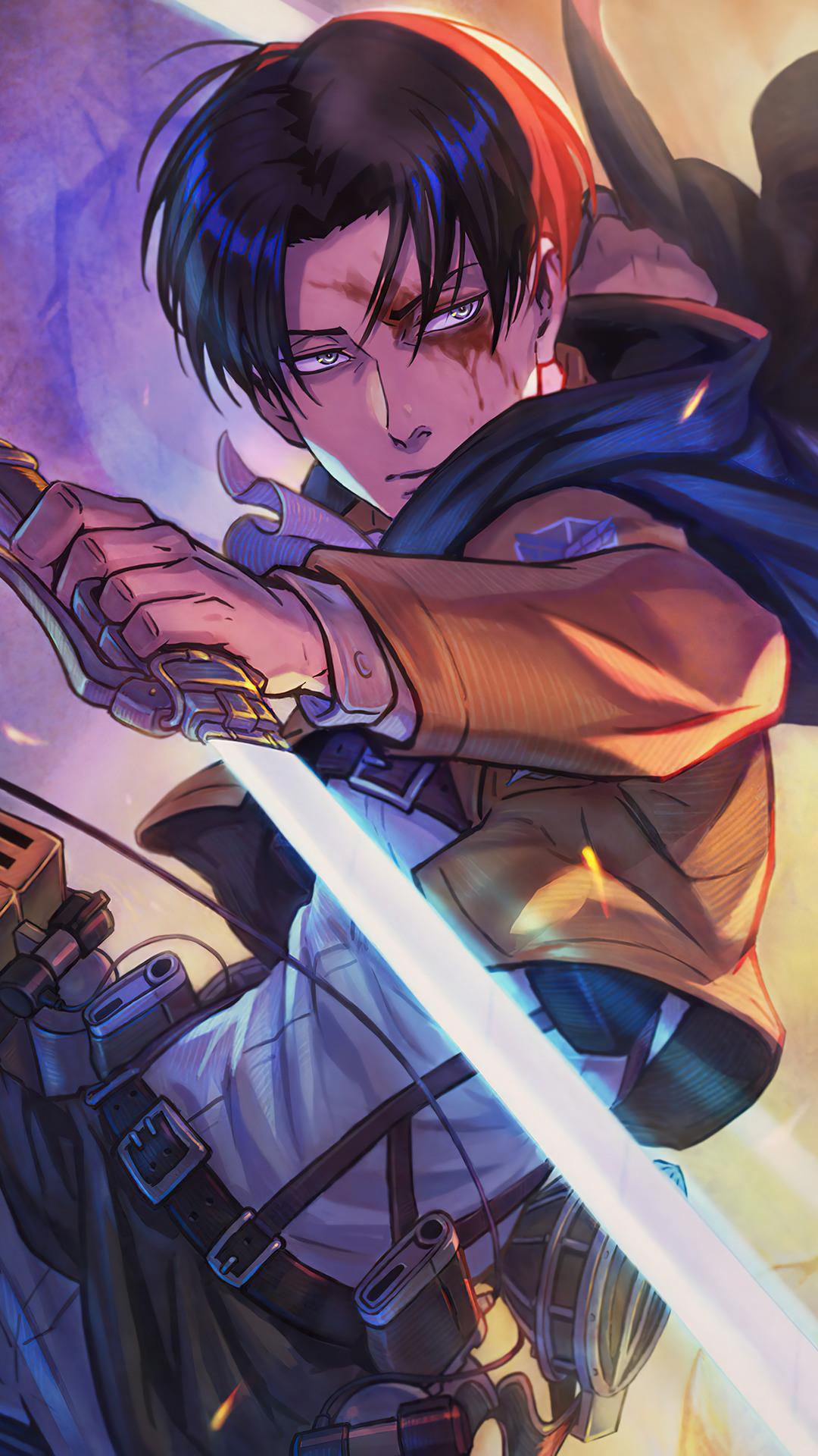 1080x1920 Levi Ackerman Wallpaper iPad / Levi Ackerman Wallpaper iPad Doraemon