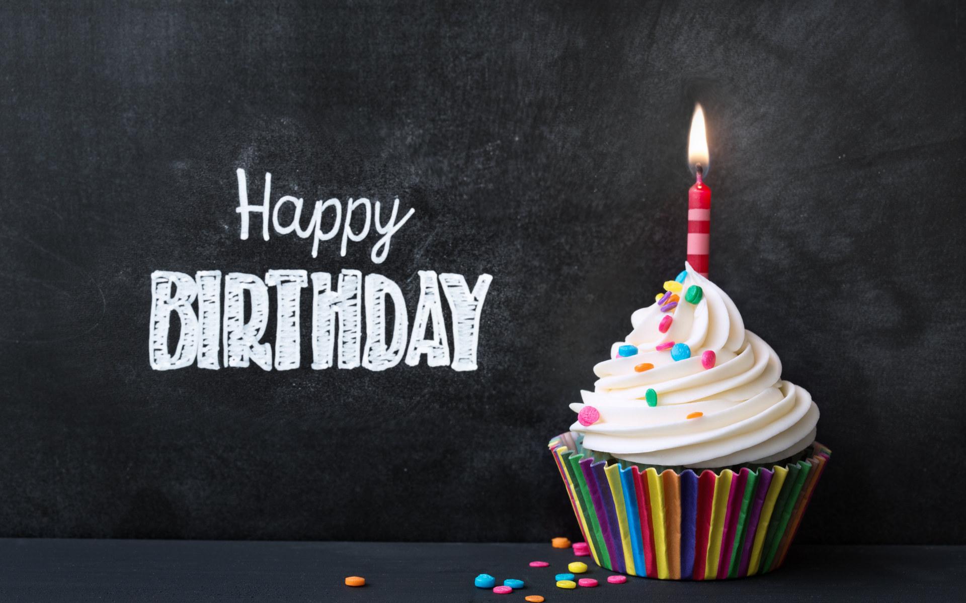 1920x1200 Happy birthday wallpaper, candles, colorful, rainbow, cake, cream wallpaper • Wallpaper For You HD Wallpaper For Desktop & Mobile