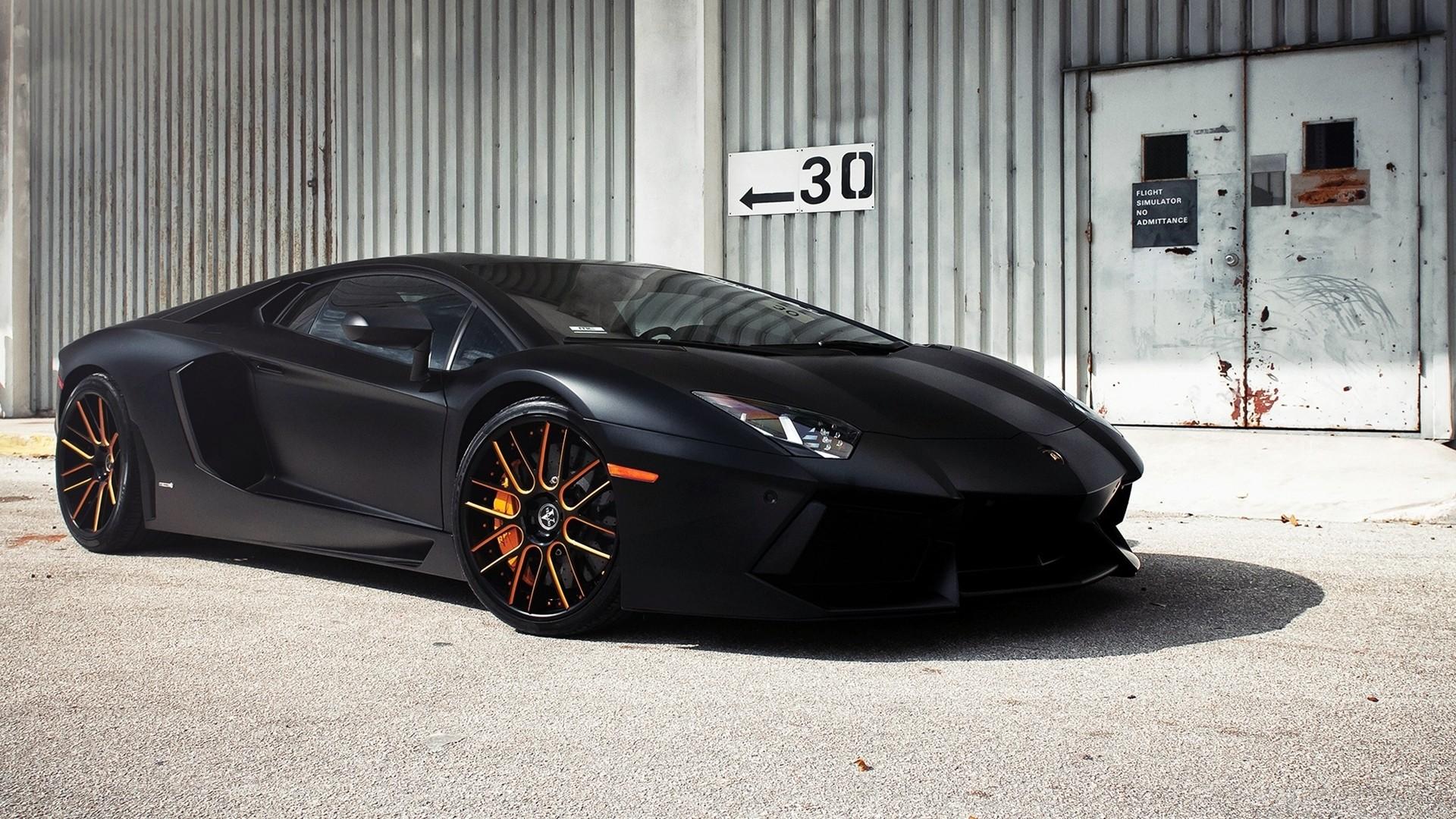 1920x1080 Black Lamborghini Car Wallpaper