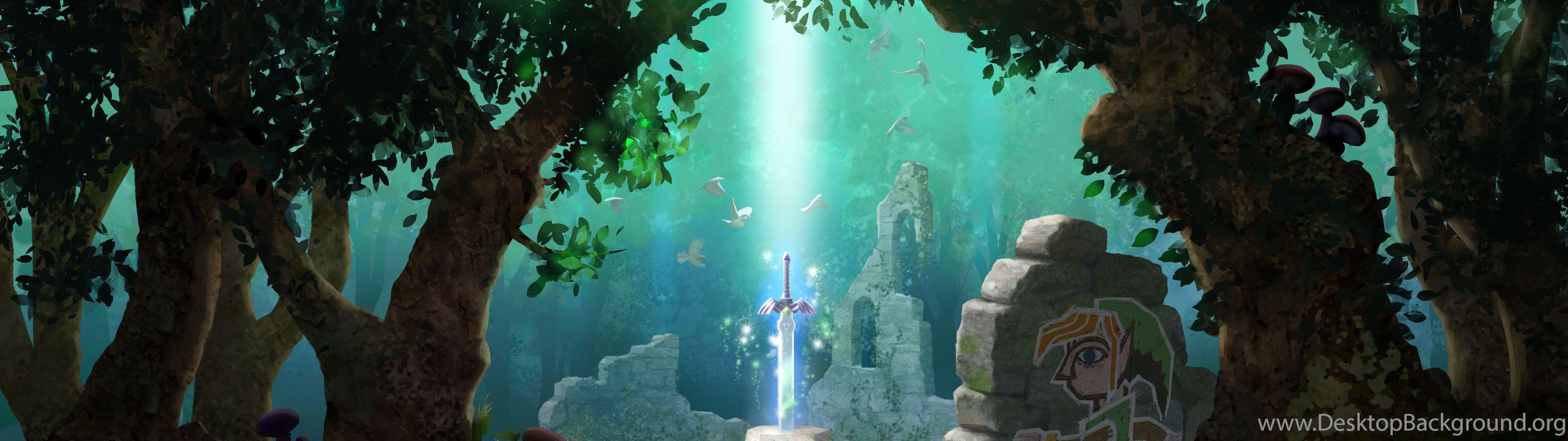 Legend of Zelda Dual Screen Wallpapers - Top Free Legend of Zelda Dual
