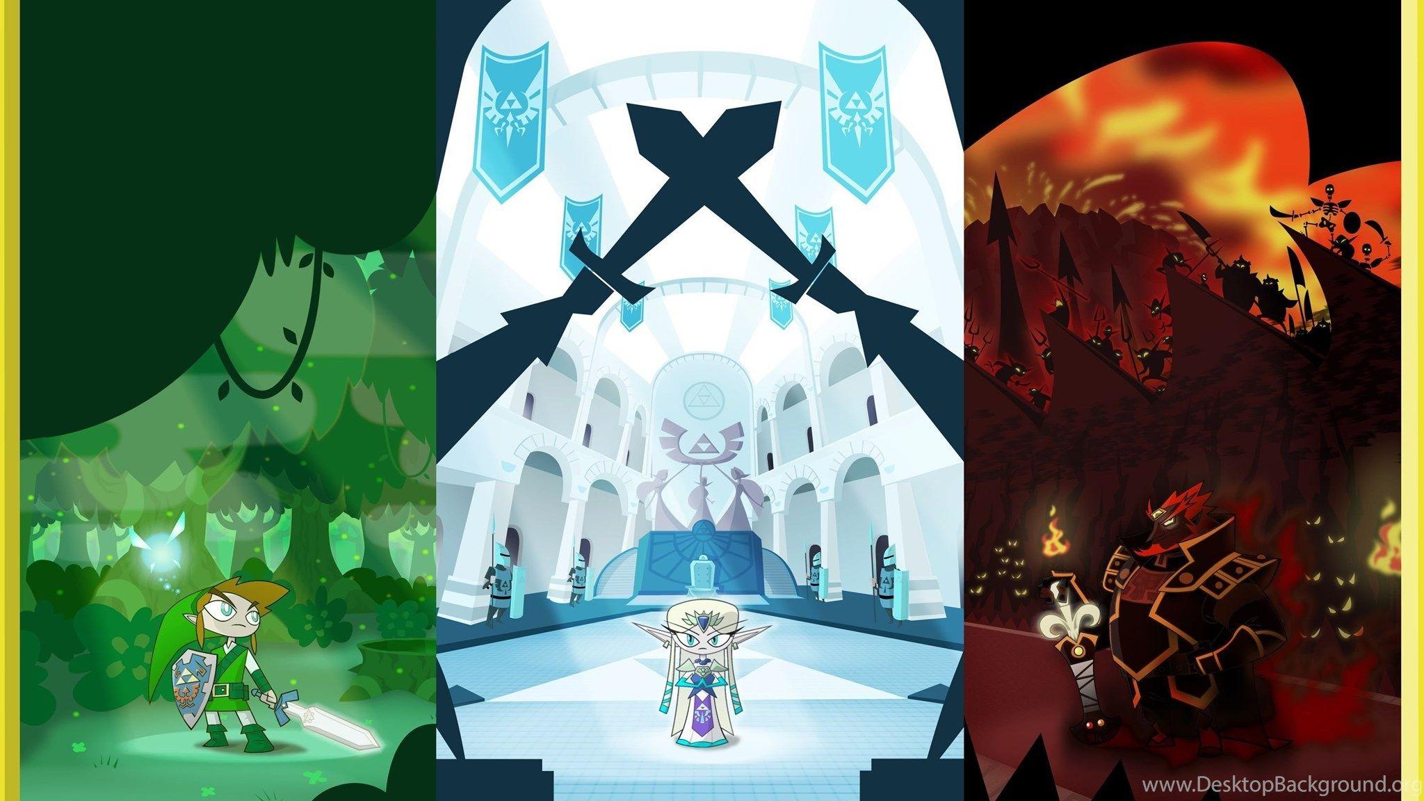 Legend of Zelda Dual Screen Wallpapers Top Free Legend