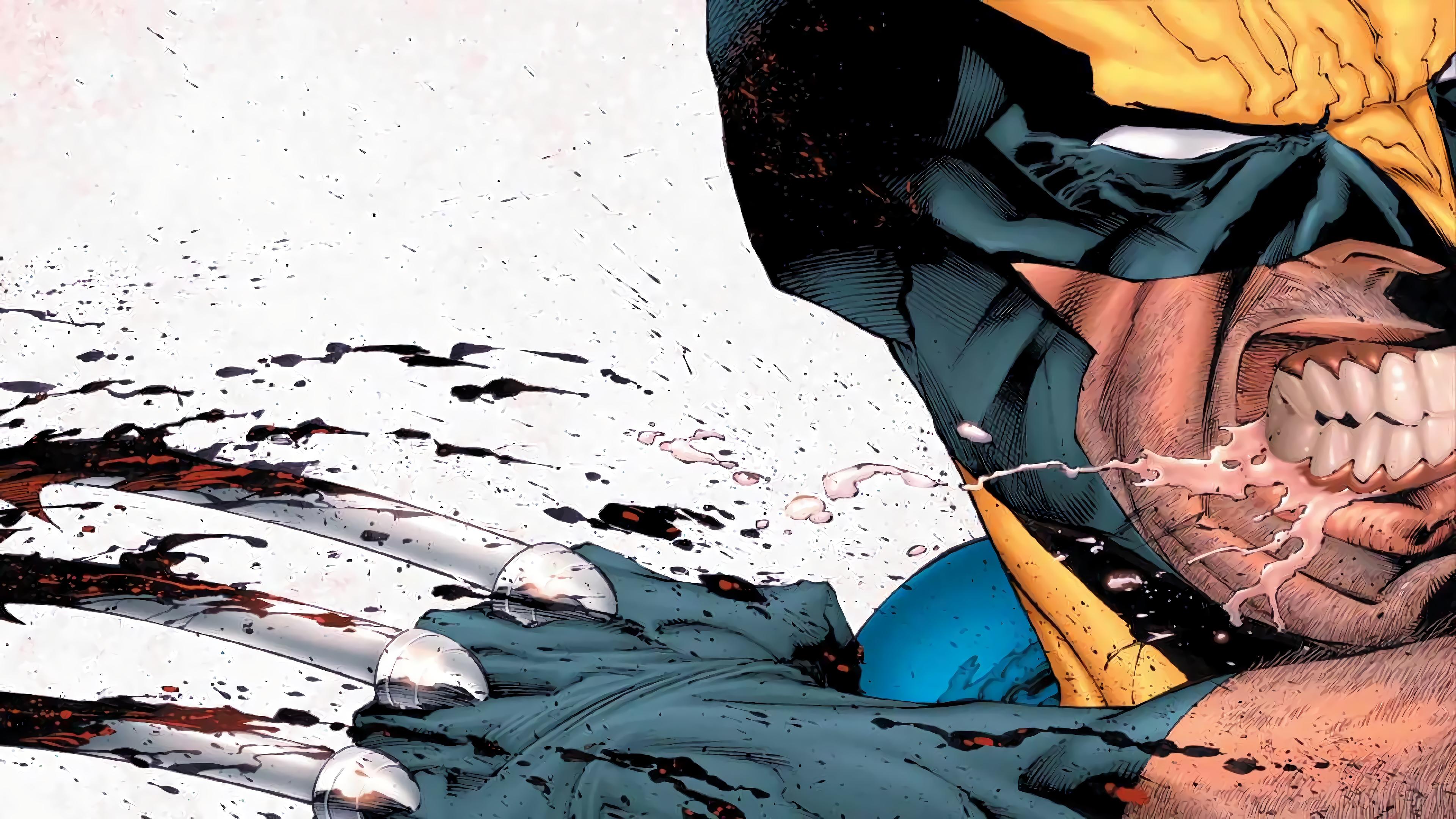 3840x2160 Wolverine Marvel Comics 4K