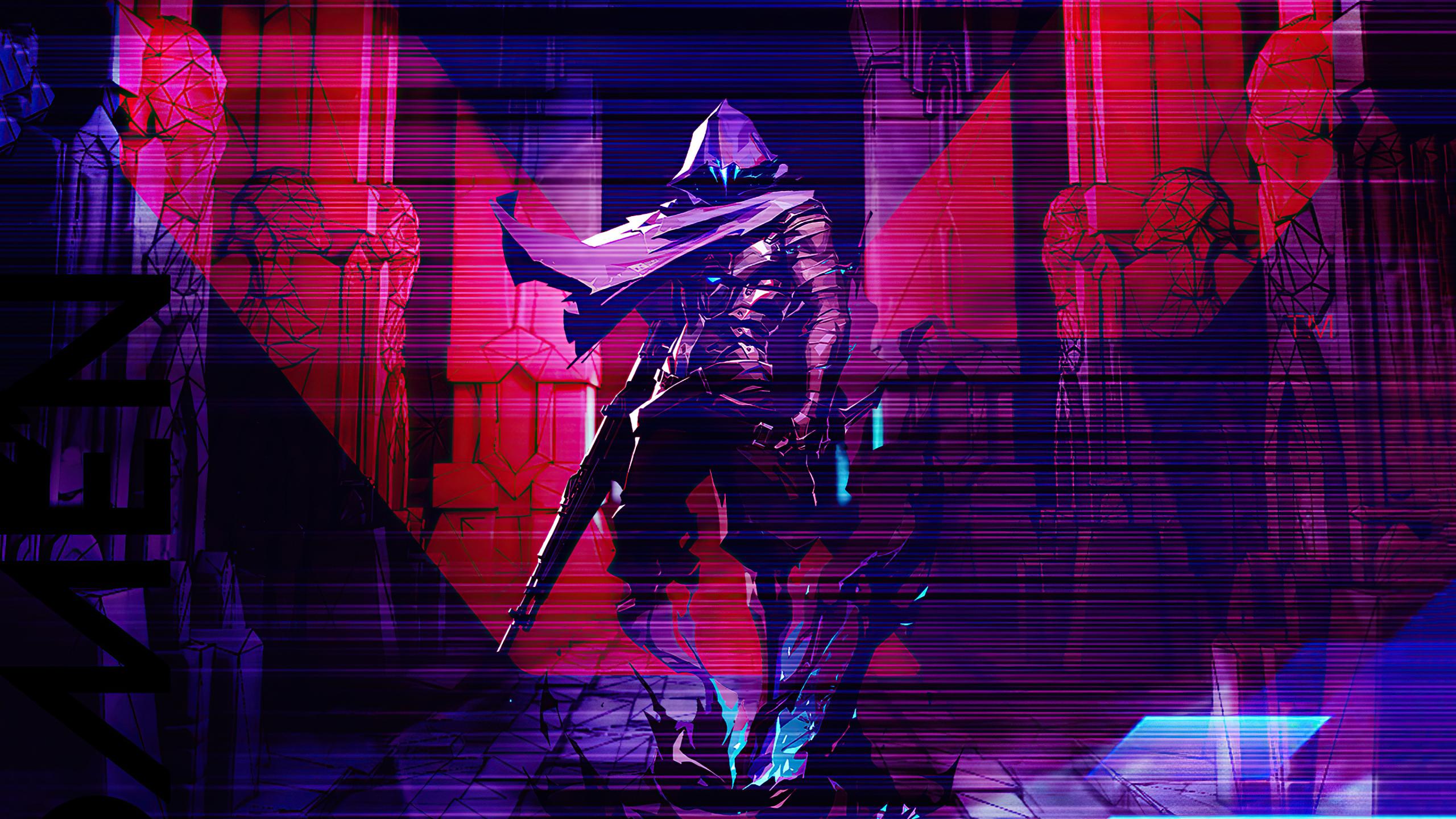 2560x1440 Download 2560x1440 wallpaper omen, valorant, game artwork, dual wide, widescreen 16: widescreen, 2560x1440 HD image, background, 25866