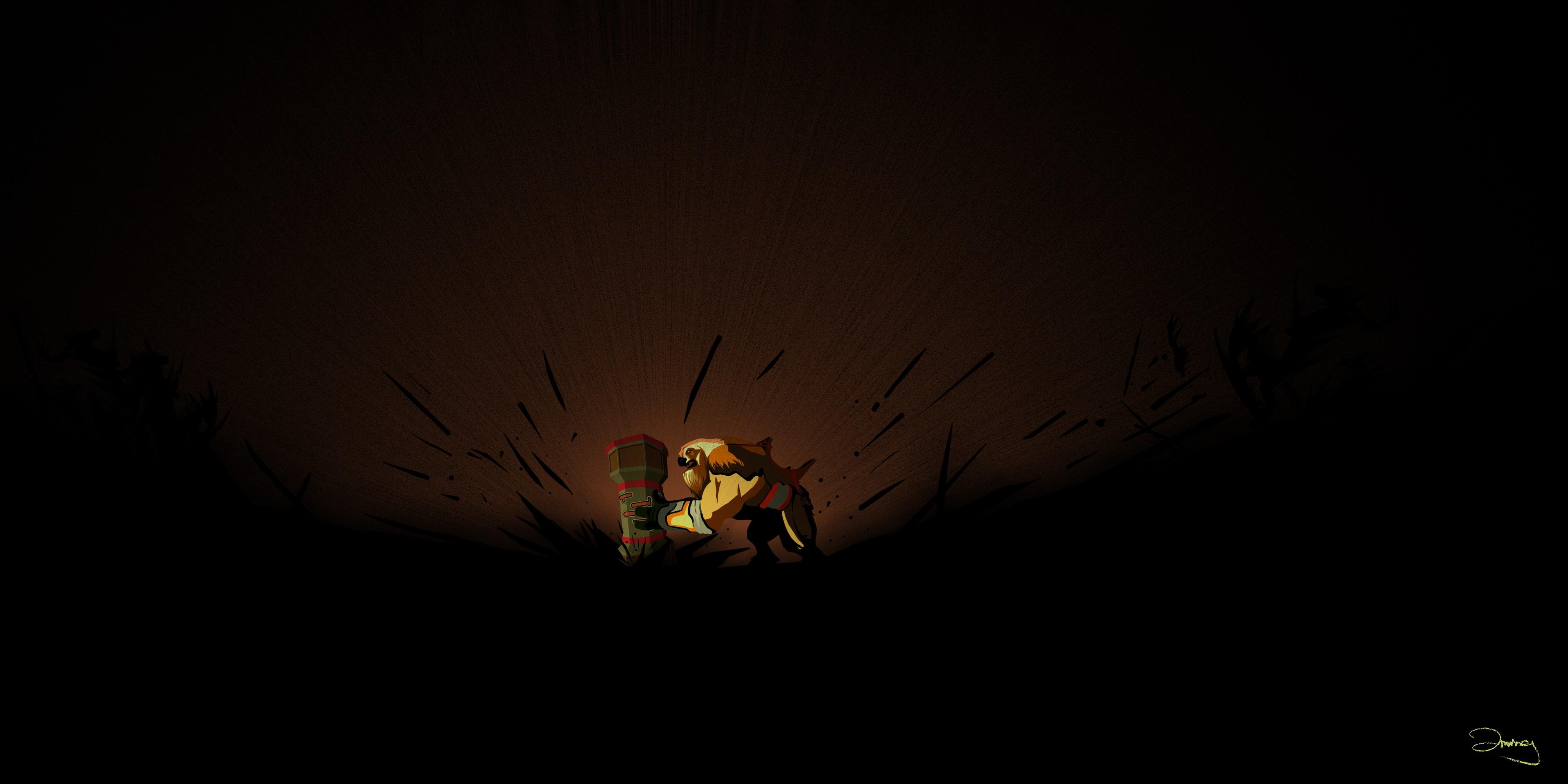 4000x2000 Dota Earthshaker, Art wallpaper