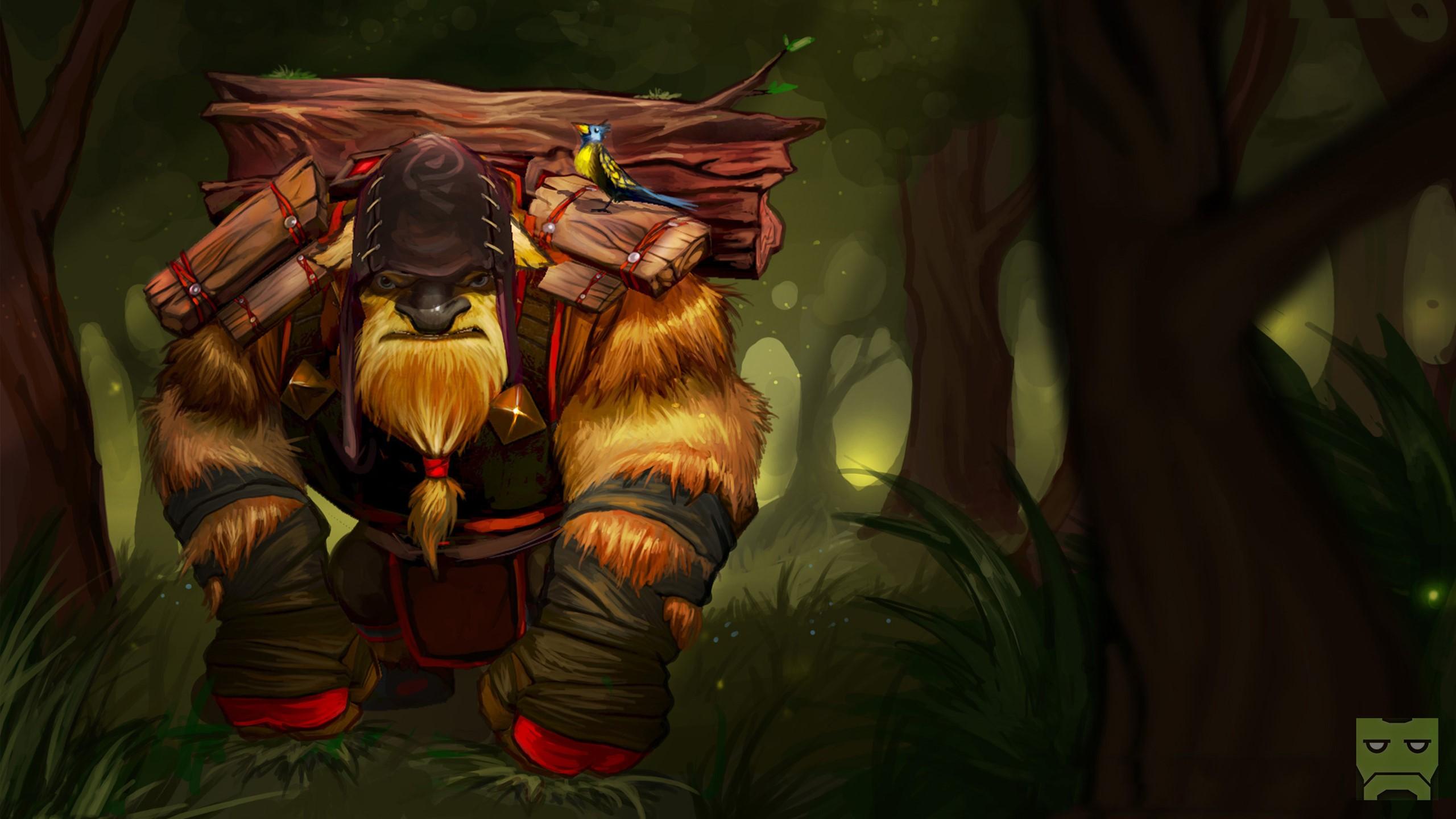 2560x1440 DOTA Earthshaker, Supernatural beings. Mocah HD Wallpaper