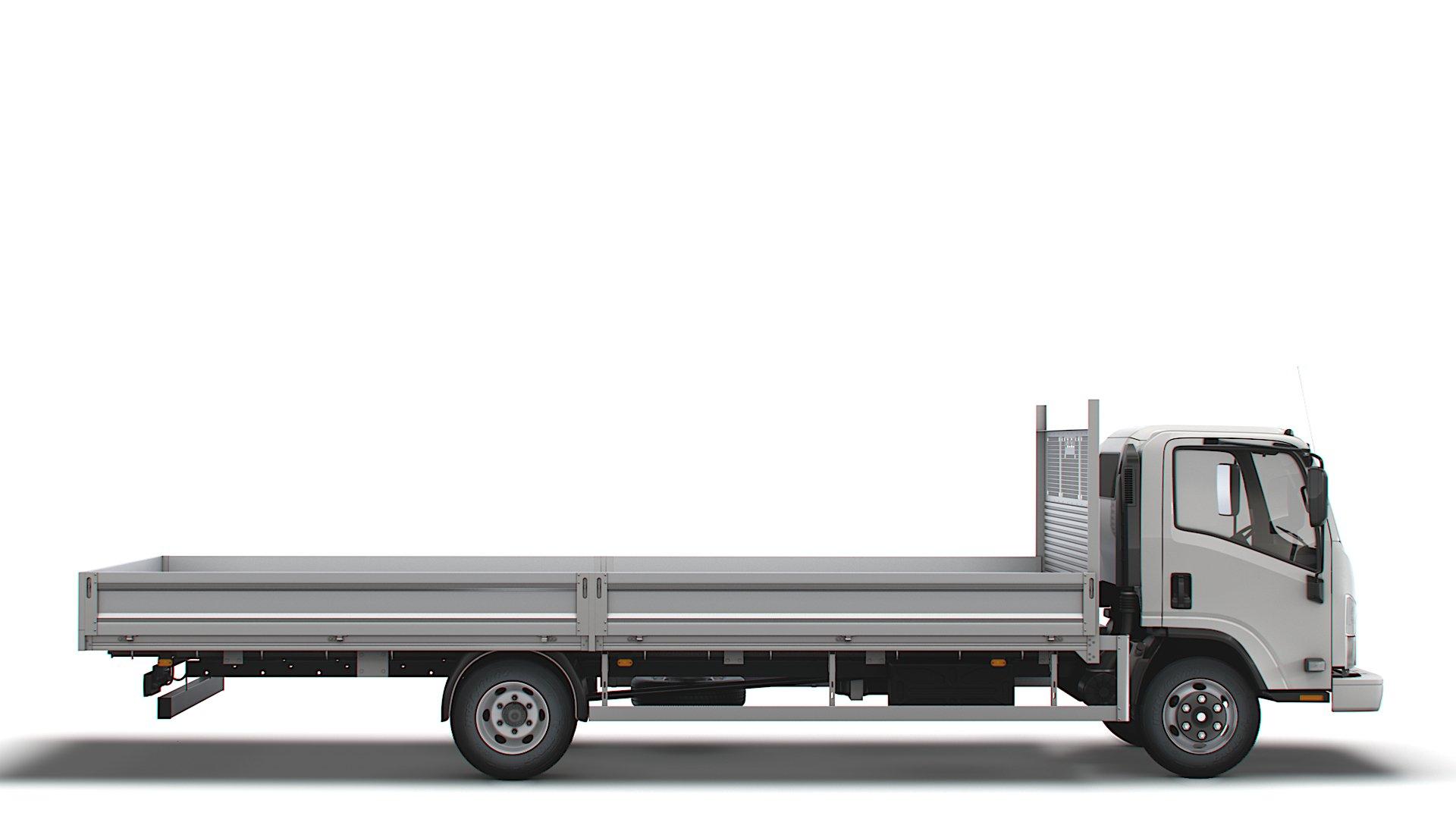 1920x1080 Isuzu NPR Rigid Body Truck 2021 3D Model
