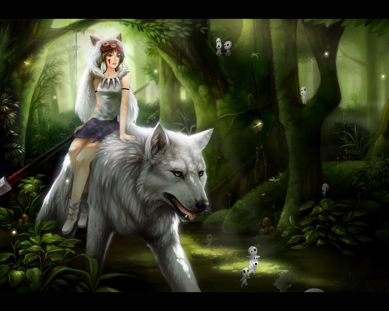 1280x1024 12 2018 Px Cool Anime Wolf Wallpaper