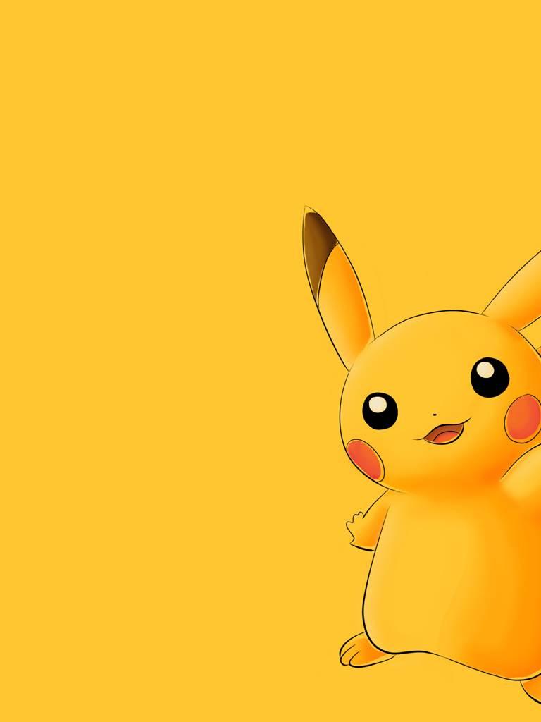 768x1024 Free download Pikachu Wallpaper A yellow wallpaper with Pikachu on it [1280x1024] for your Desktop, Mobile & Tablet. Explore Pokemon Yellow Wallpaper. Pokemon Wallpaper For Computer, Pokemon Phone Wallpaper