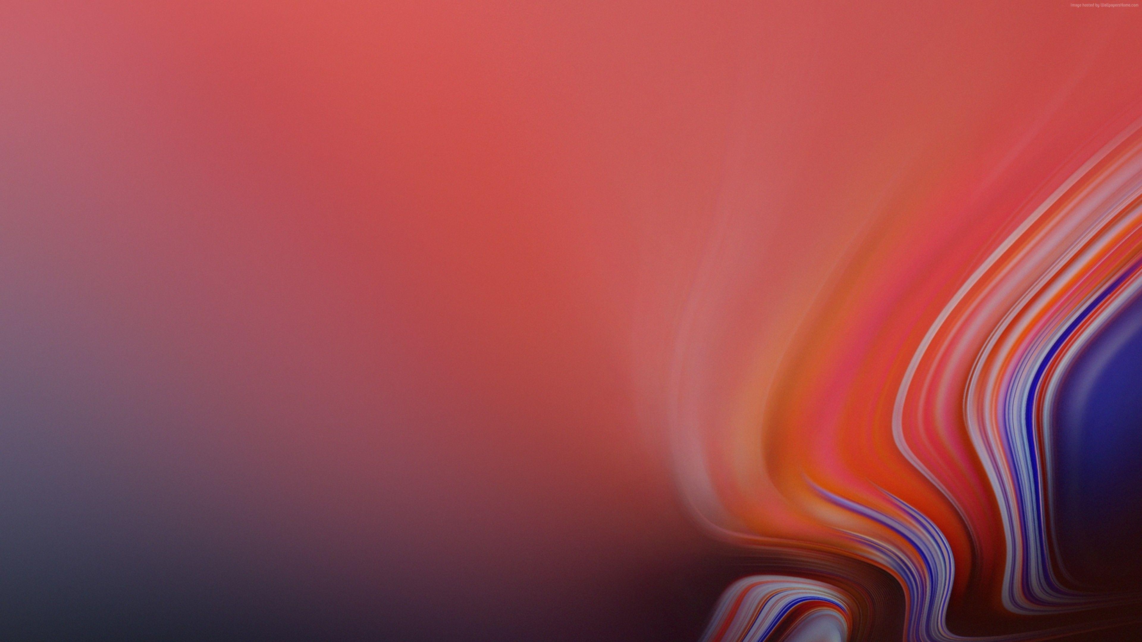 3840x2160 Wallpaper Samsung Galaxy Note 9 abstract, Android 8. Android Oreo