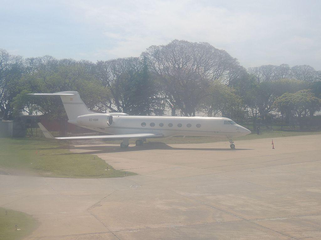 1024x768 Gulfstream G500 en Aeroparque visto desde