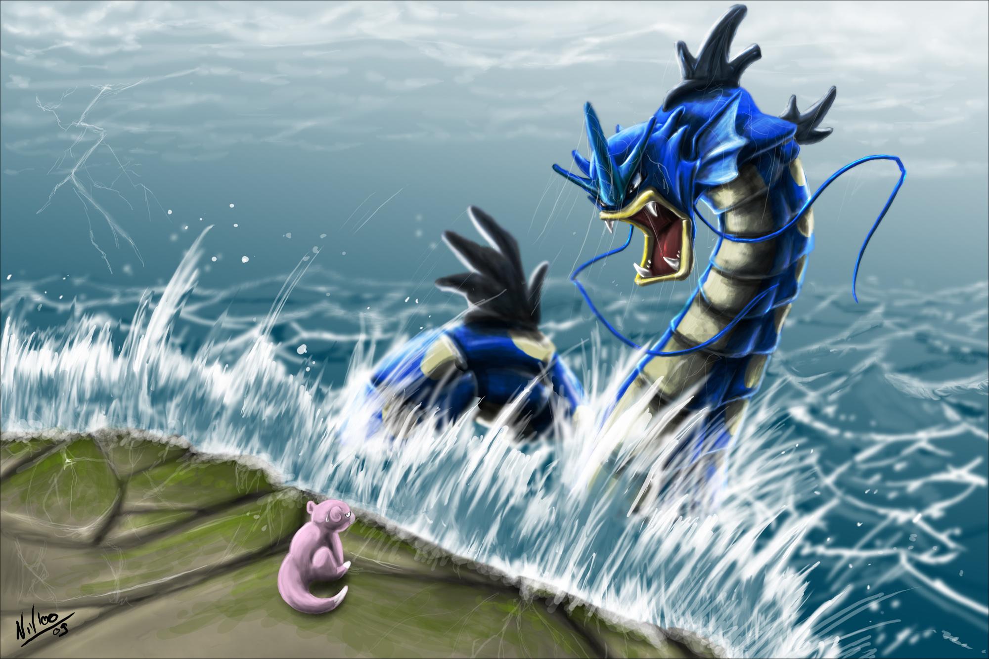 2000x1333 Gyarados (Pokémon) HD Wallpaper and Background