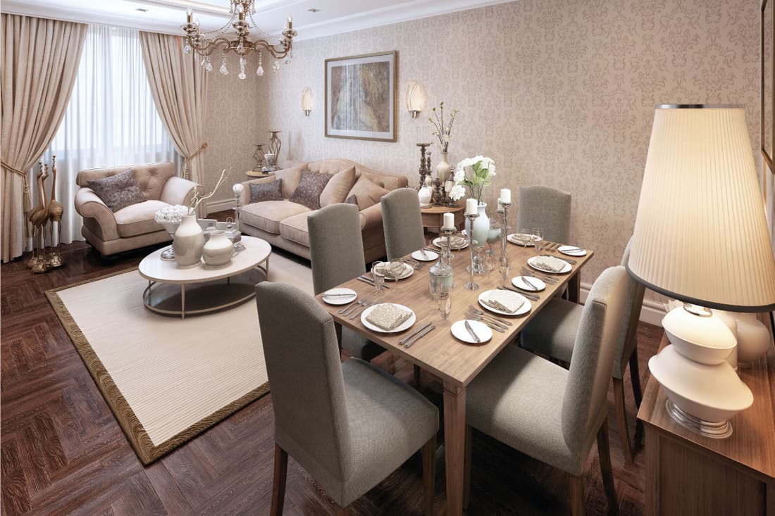 1100x733 Awesome Dining Room Wallpaper Ideas Decor Bliss
