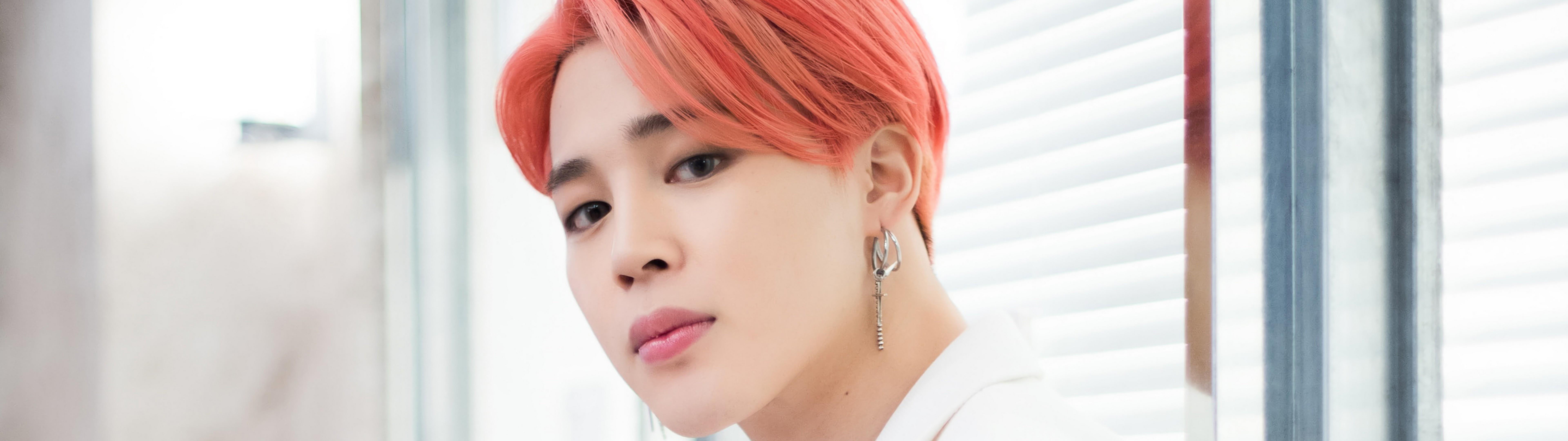 7680x2160 Jimin BTS Boy With Luv 4K Wallpaper