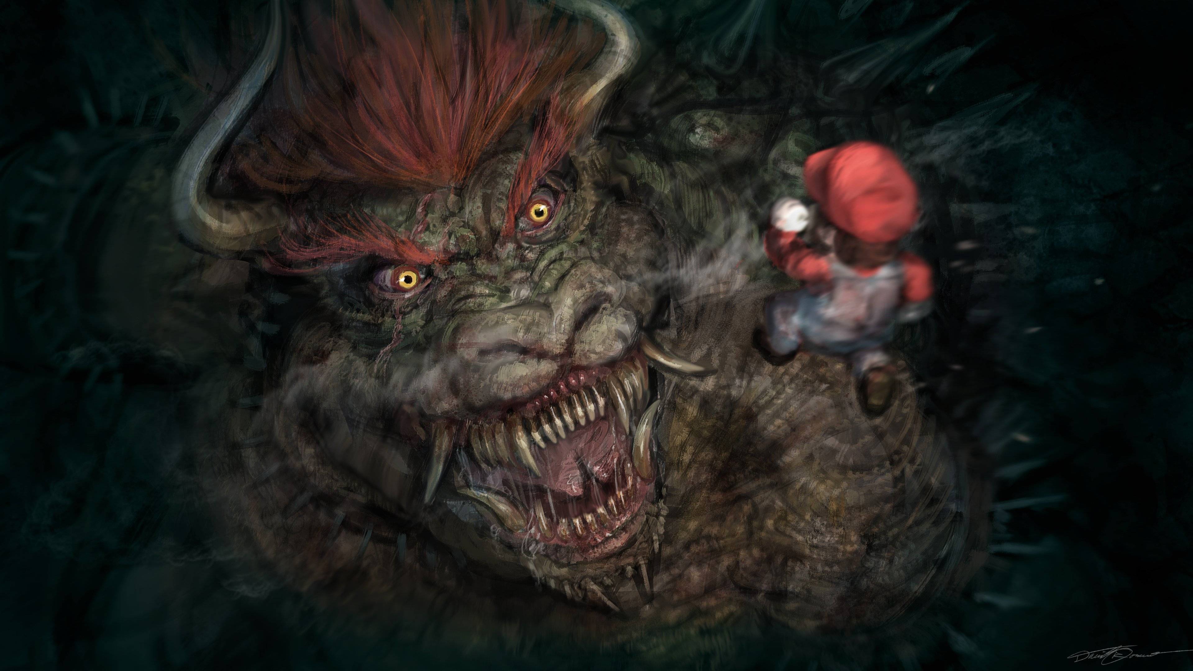 3840x2160 Bloodborne x Mario Wallpaper, HD Games 4K Wallpaper, Image, Photo and Background
