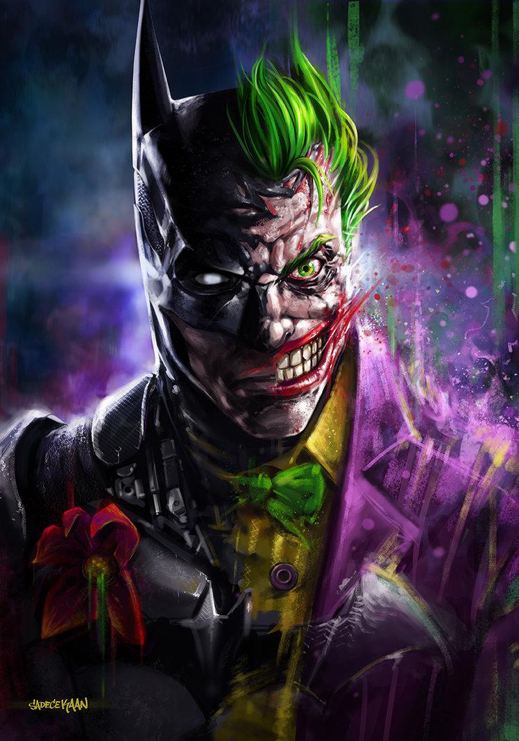 748x1069 Batman Joker paintings