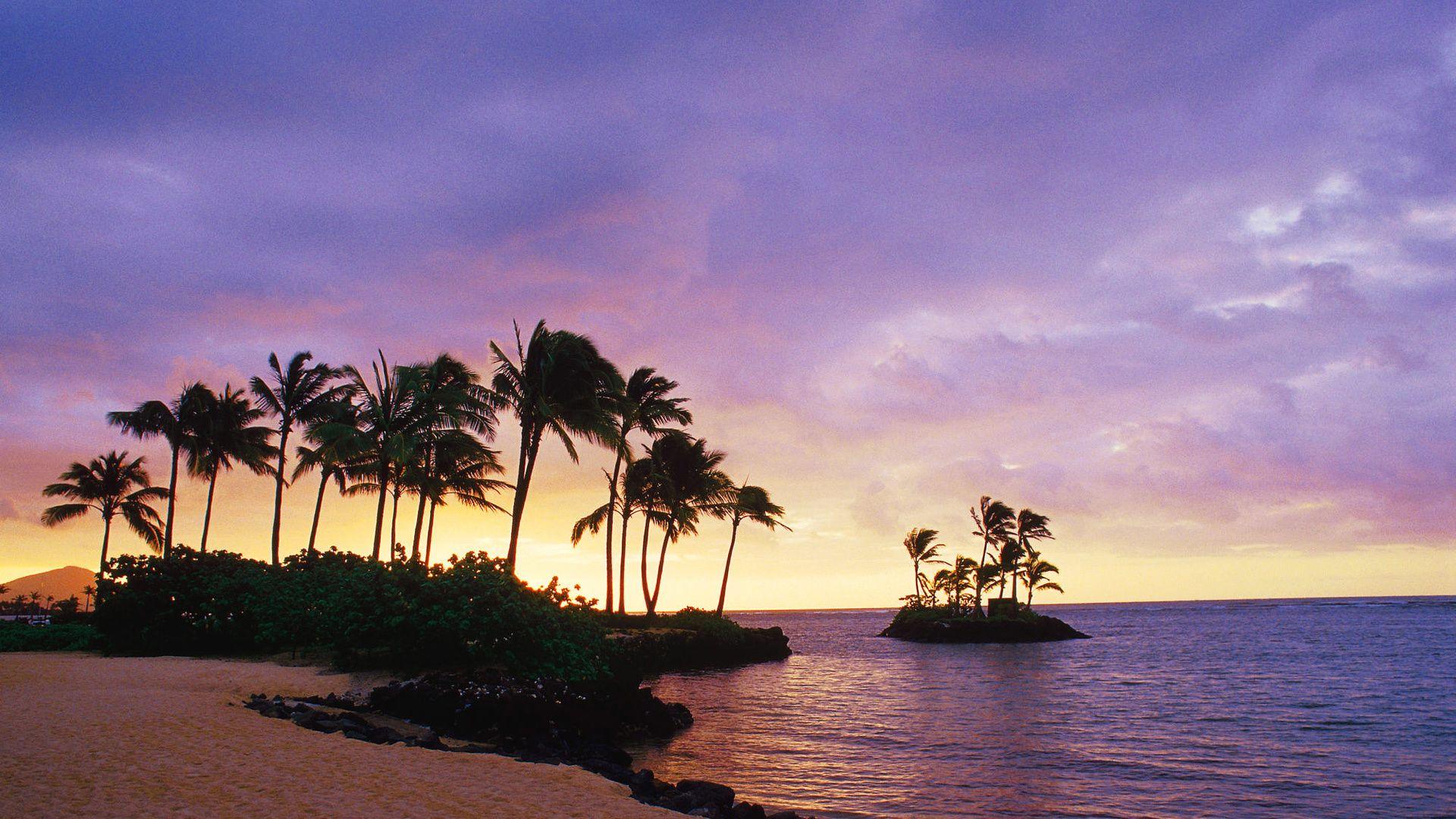 1920x1080 The inspiring wallpaper of the Wai'alae Beach, Honolulu, Hawaii