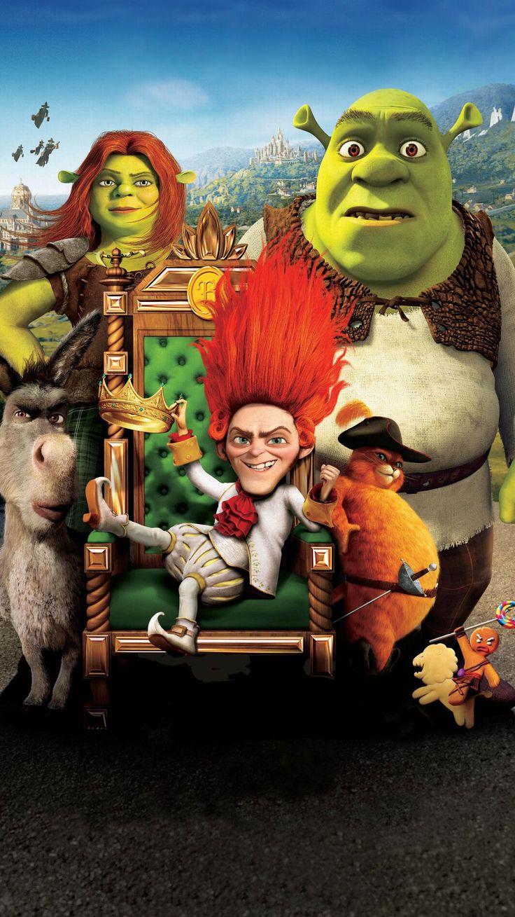 736x1309 Shrek Forever After (2010) Phone Wallpaper. Moviemania. Shrek character, Cute disney wallpaper, Disney wallpaper