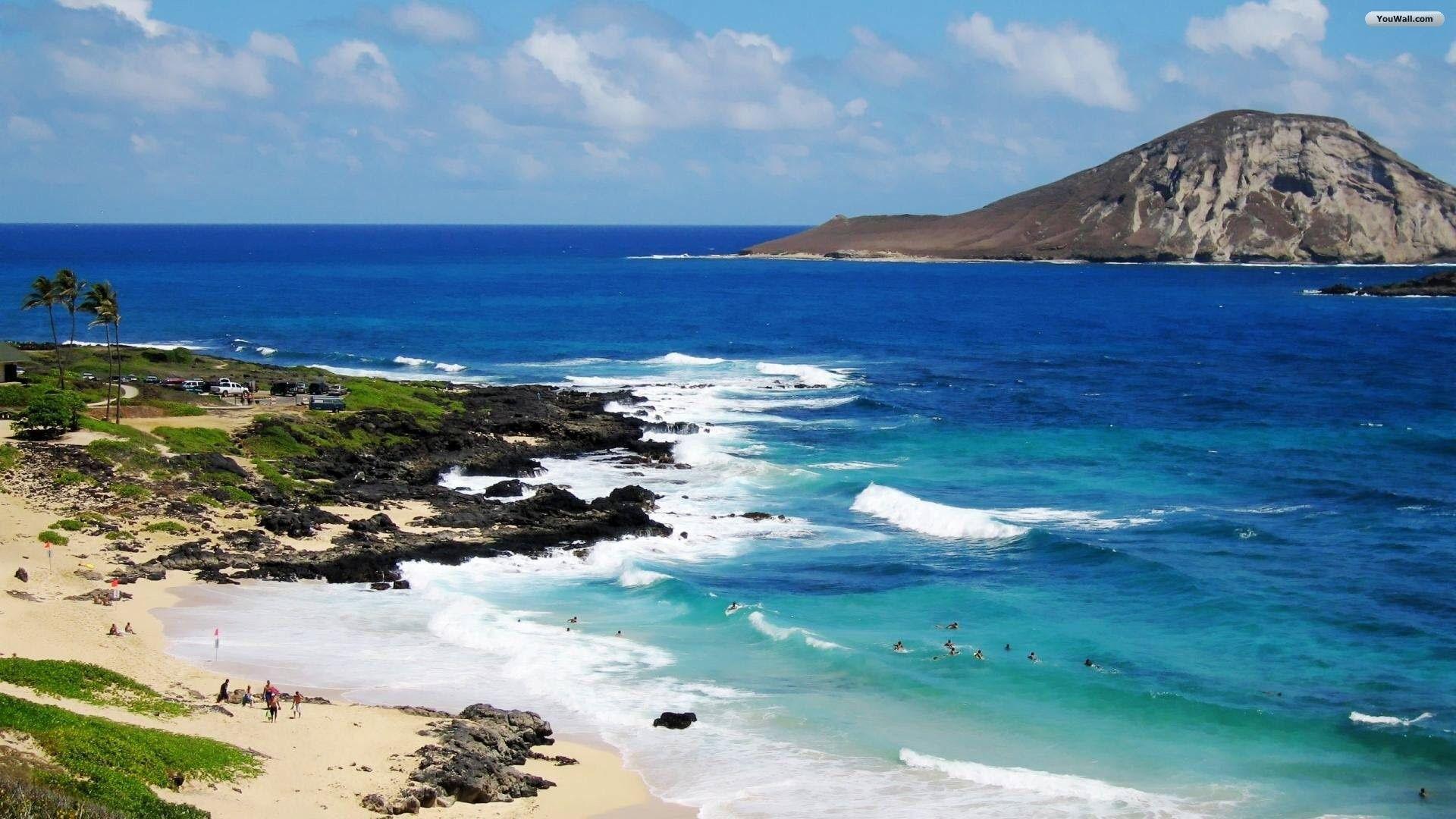 1920x1080 Hawaii Beach Picture Wallpaper