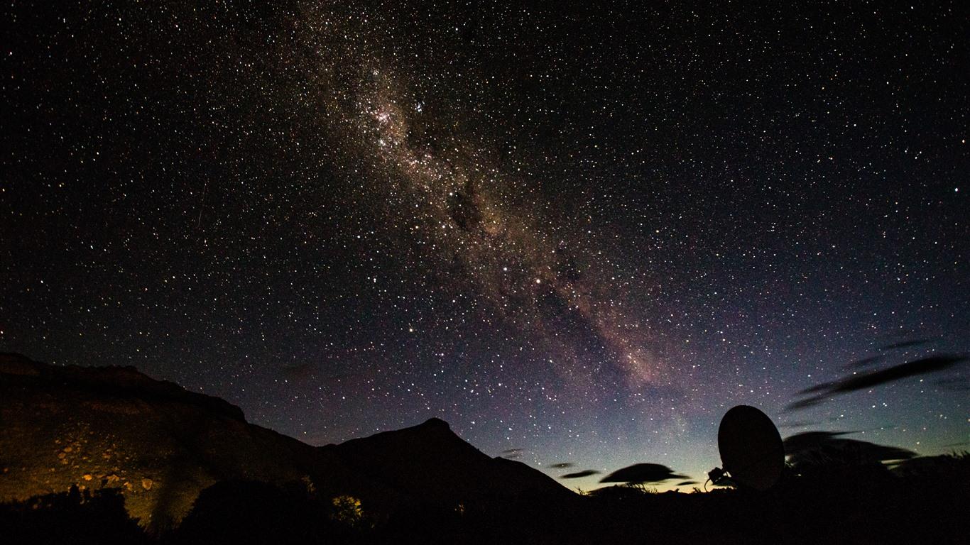 1366x768 Wallpaper Night, starry, sky 5120x2880 UHD 5K Picture, Image