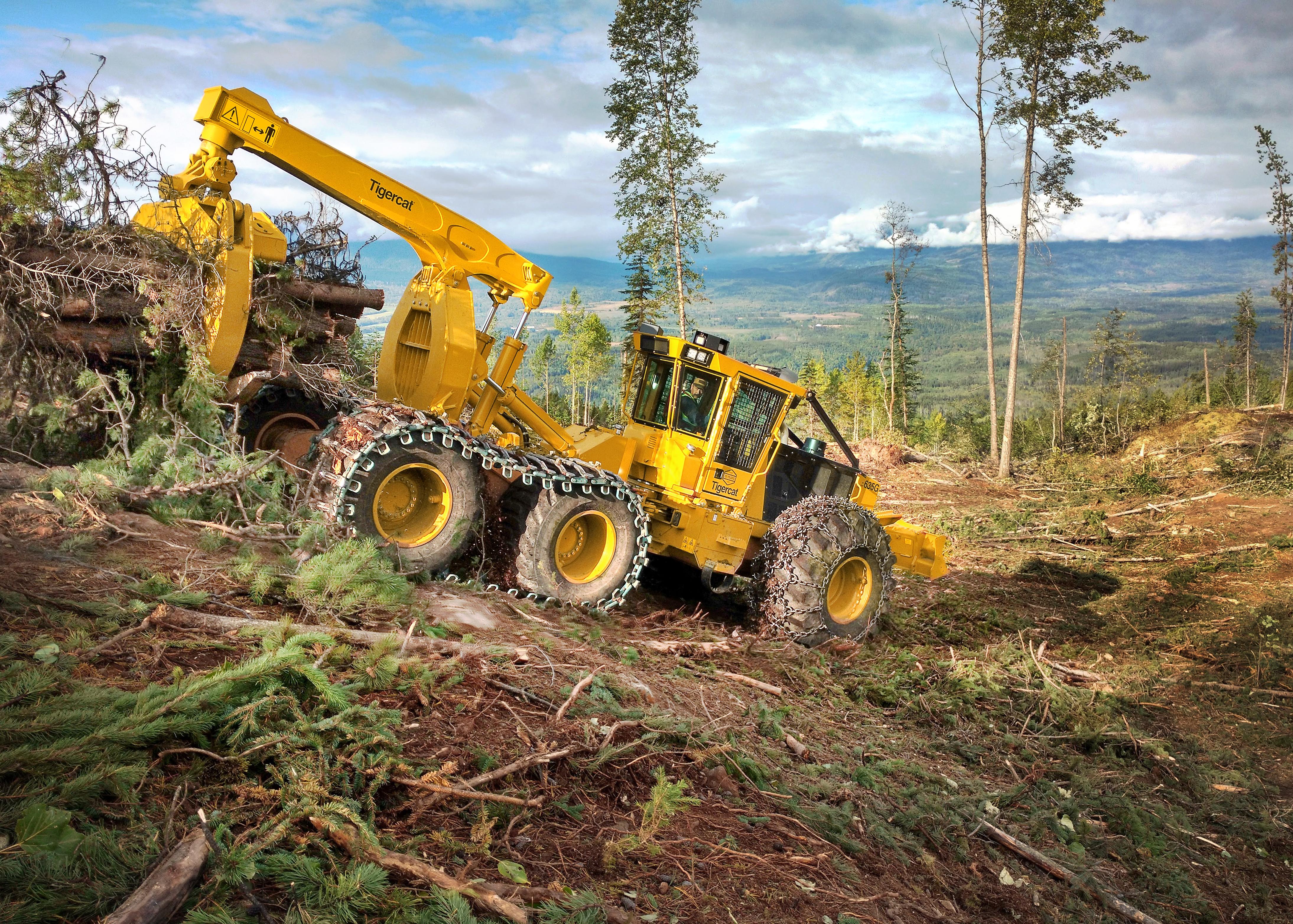 4377x3127 Download Tigercat image of Forest Machines