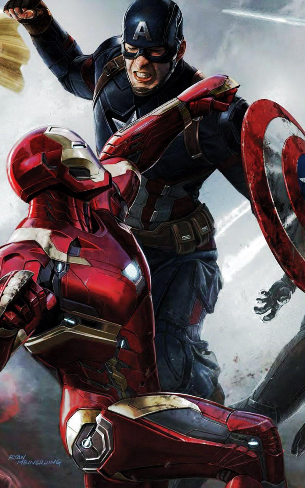 1000x1600 Iron Man Wallpaper Captain America Civil War