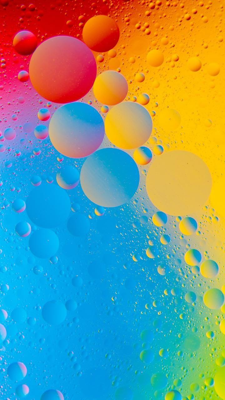 720x1280 Download Colorful Bubbles 4K Wallpaper by pramucc now. Browse millions. Android wallpaper, iPhone homescreen wallpaper, Smartphone wallpaper