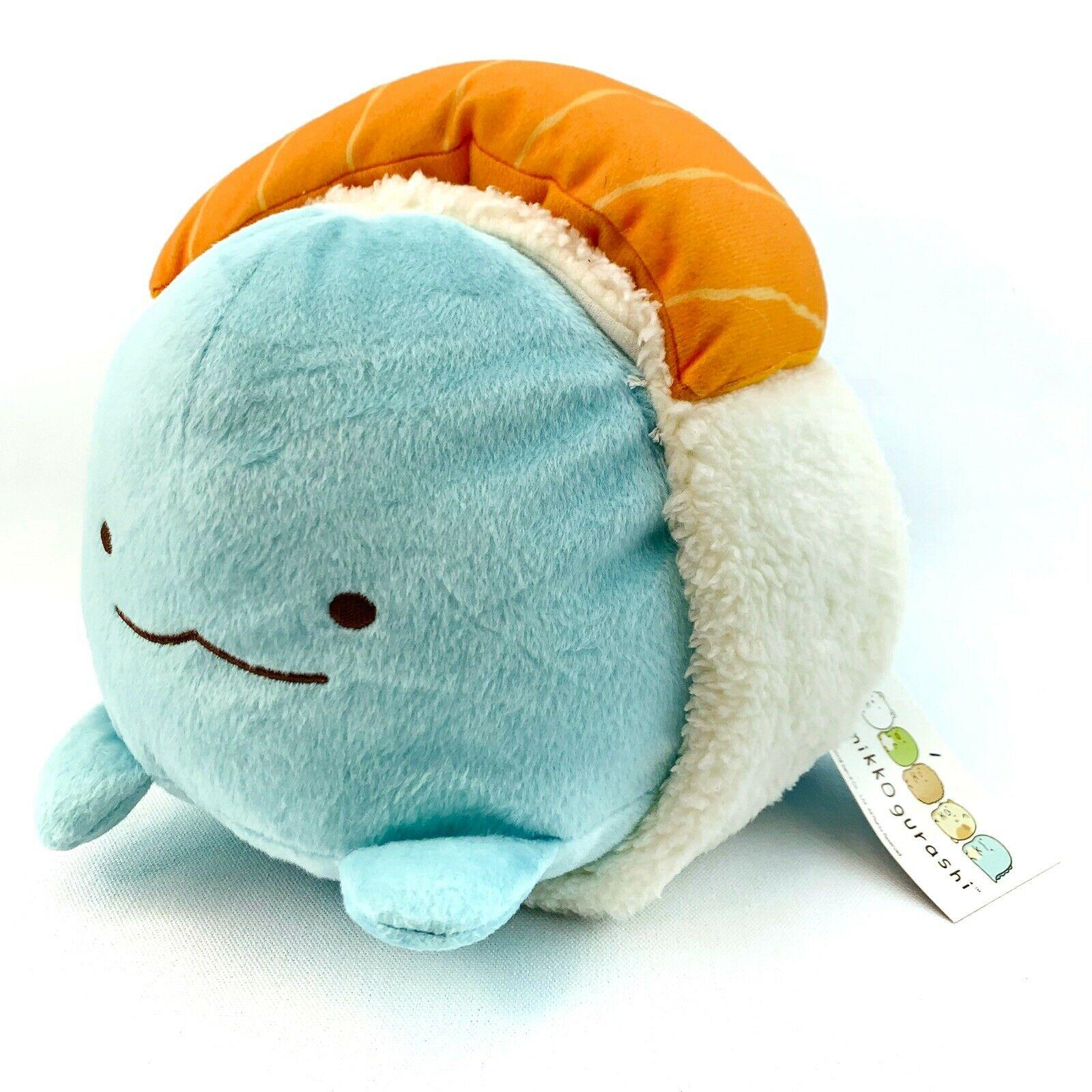 1600x1600 San X Sumikko Gurashi Sushi Tokage Blue Dino Stuffed Plush Medium, Round 1