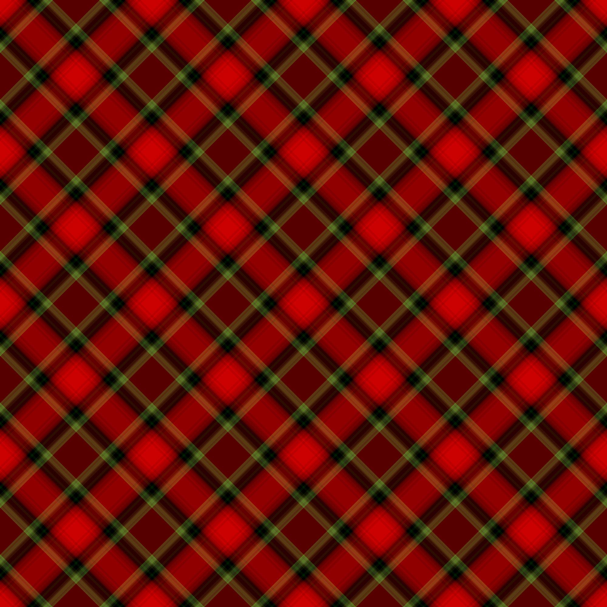 2000x2000 Christmas Plaid Wallpaper Texture Seamless Pattern
