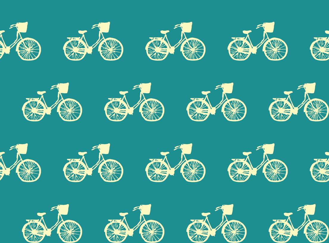 1104x816 Vintage Bicycle on Turquoise wallpaper