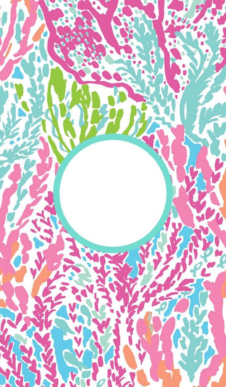 736x1258 Binder covers monogram app. Lilly pulitzer iphone wallpaper, Monogram wallpaper, Lily pulitzer wallpaper