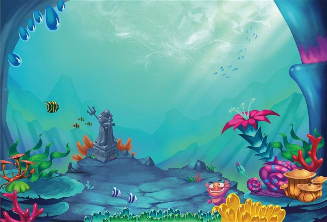 1134x772 Under The Sea Background Mermaid