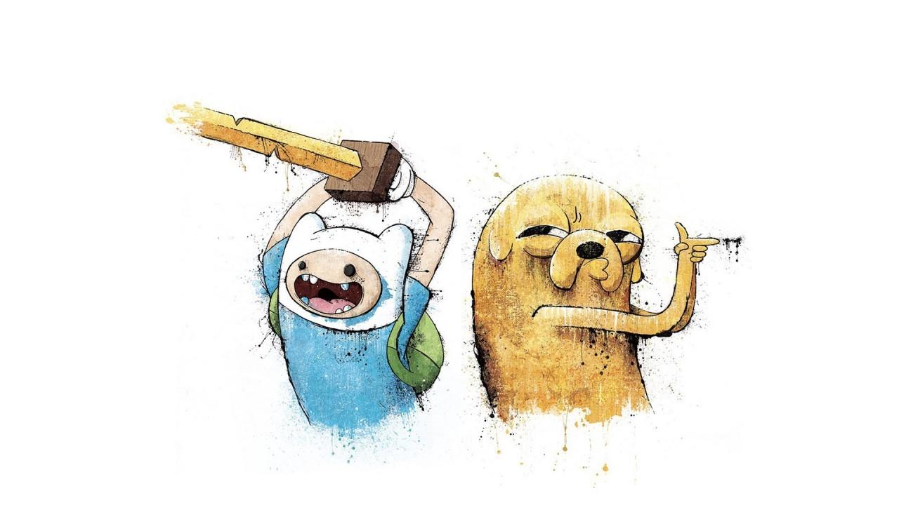 1280x720 adventure time finn and jake art 3D Models. Free
