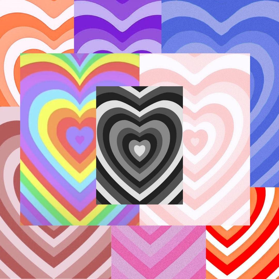HD rainbow heart wallpapers  Peakpx