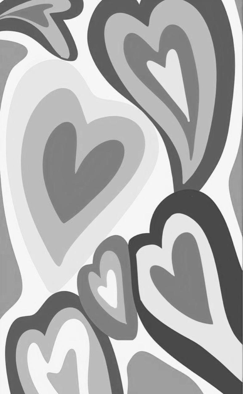 Black And White Love  Connected Hearts Wallpaper Download  MobCup