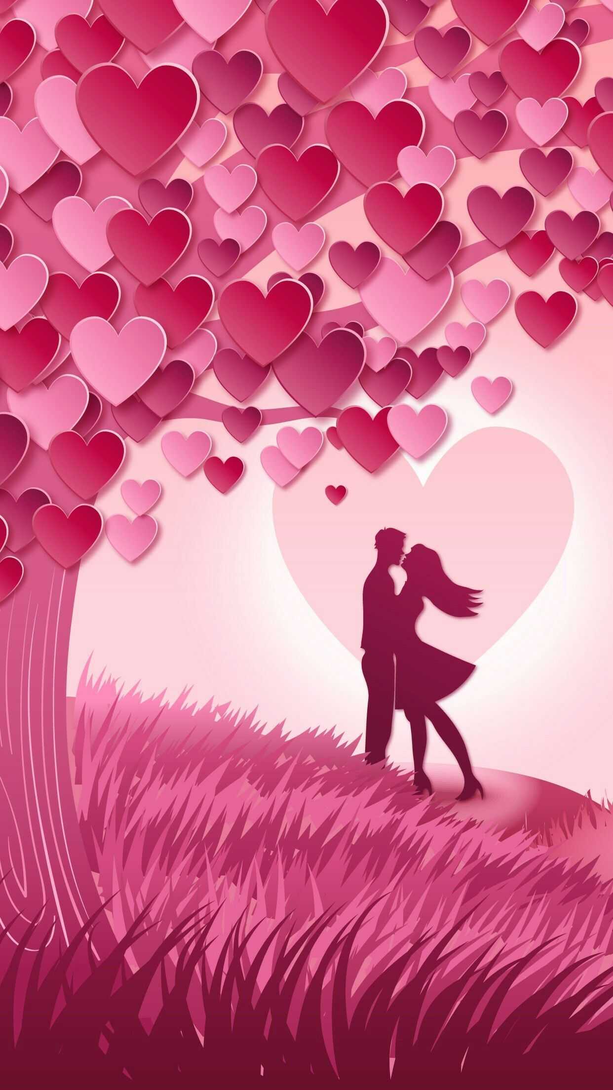1242x2208 Aesthetic Heart Wallpaper Free HD Wallpaper