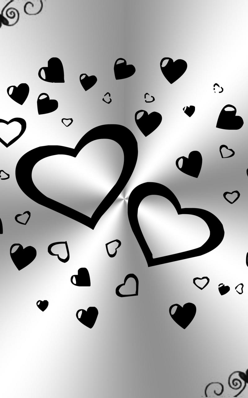 800x1280 Free download White And Black Hearts Background by Princessdawn755 [1728x2016] for your Desktop, Mobile & Tablet. Explore Black White Hearts Wallpaper. Hearts Background Wallpaper, Hearts Wallpaper for Computer, Pink