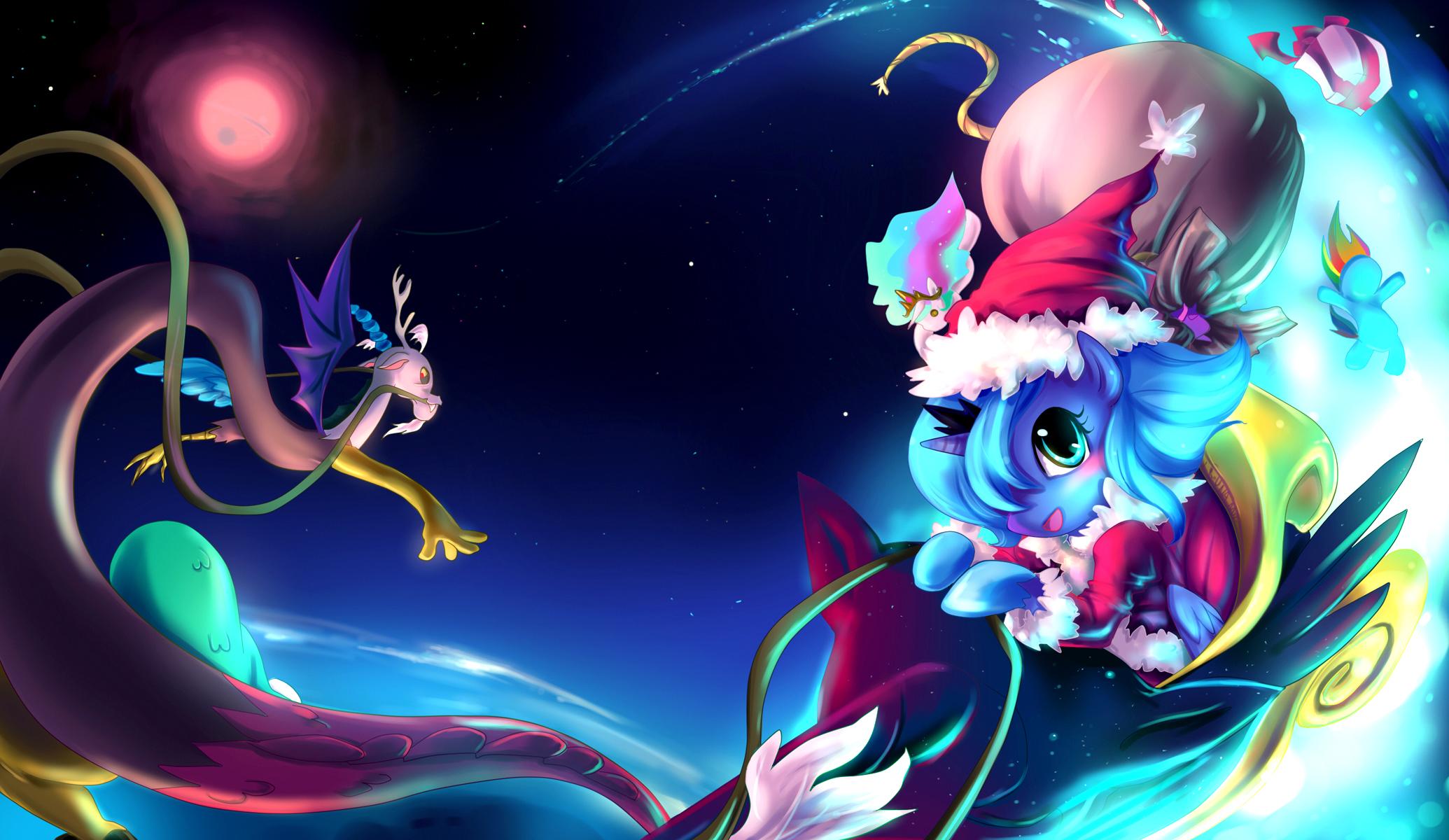 2070x1200 MLP :THE GIFTS FROM THE MOON by bakki. My Little Wallpaper are Magic