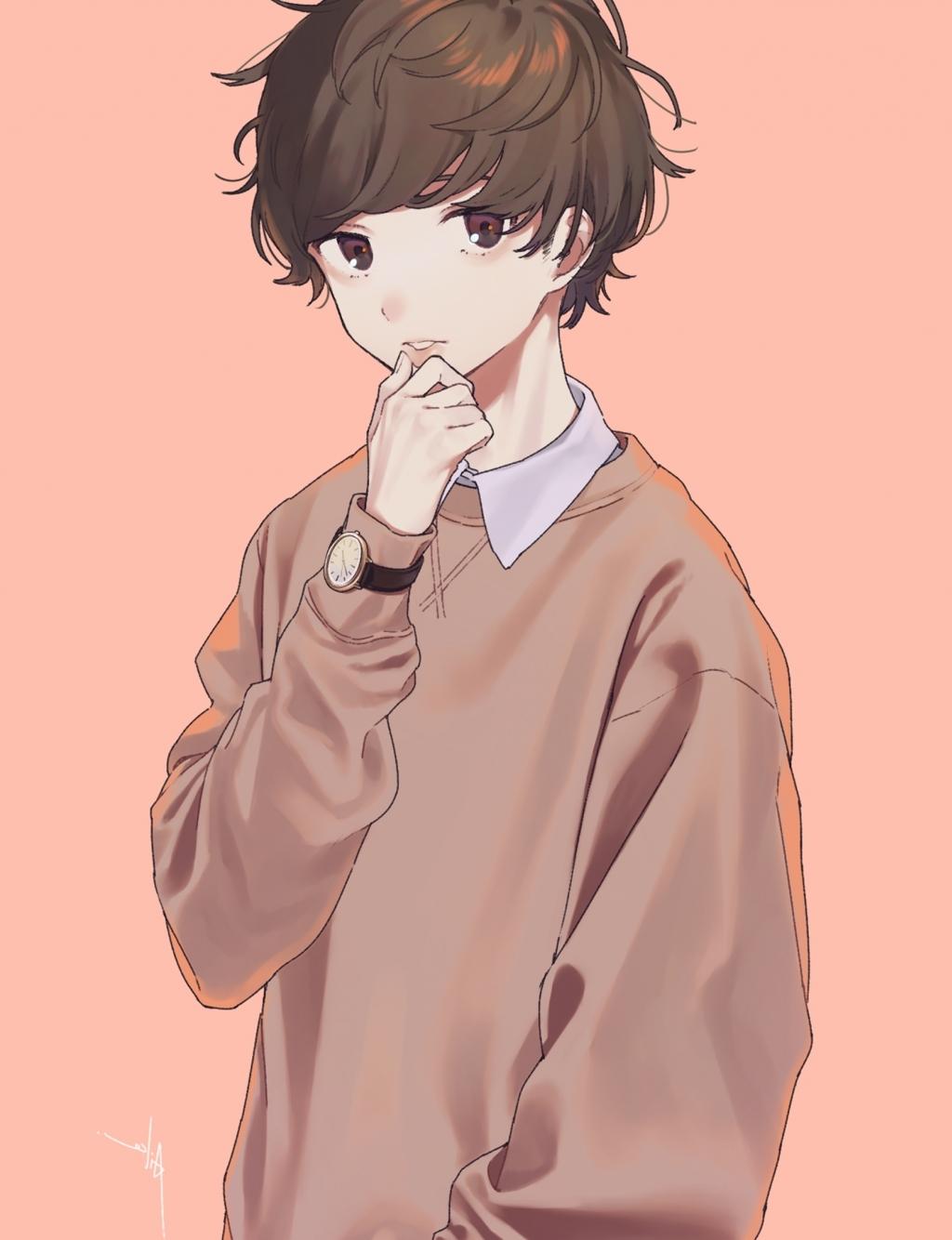 1024x1334 Wallpaper Brown Hair, Cute, Pretty, Anime Boy:3840x2160