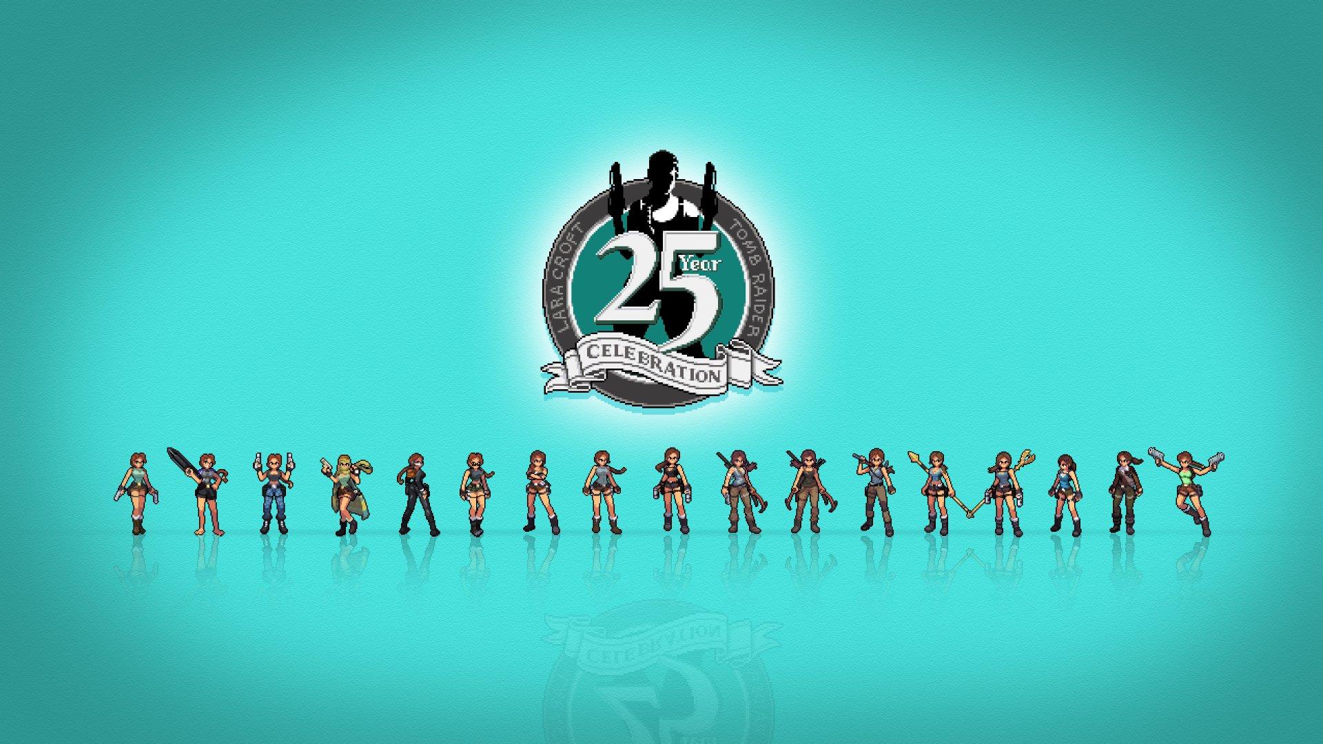 1920x1080 Tomb Raider Friday! We've got some new pixelated phone and wallpaper background options for you to celebrate #TR25. You can find all versions to download on our Flickr!