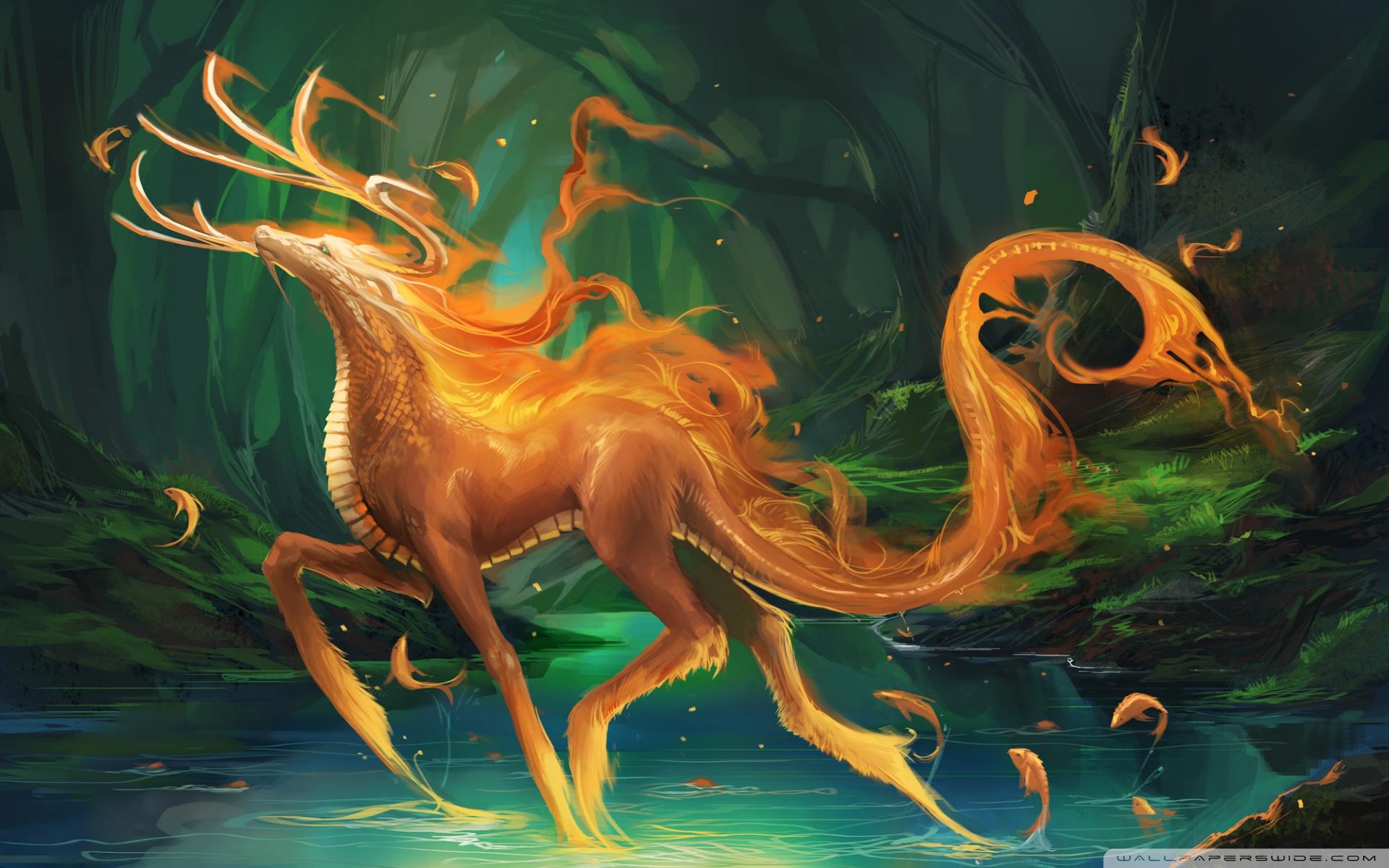 1920x1200 Fire Kirin Ultra HD Desktop Background Wallpaper for 4K UHD TV : Tablet