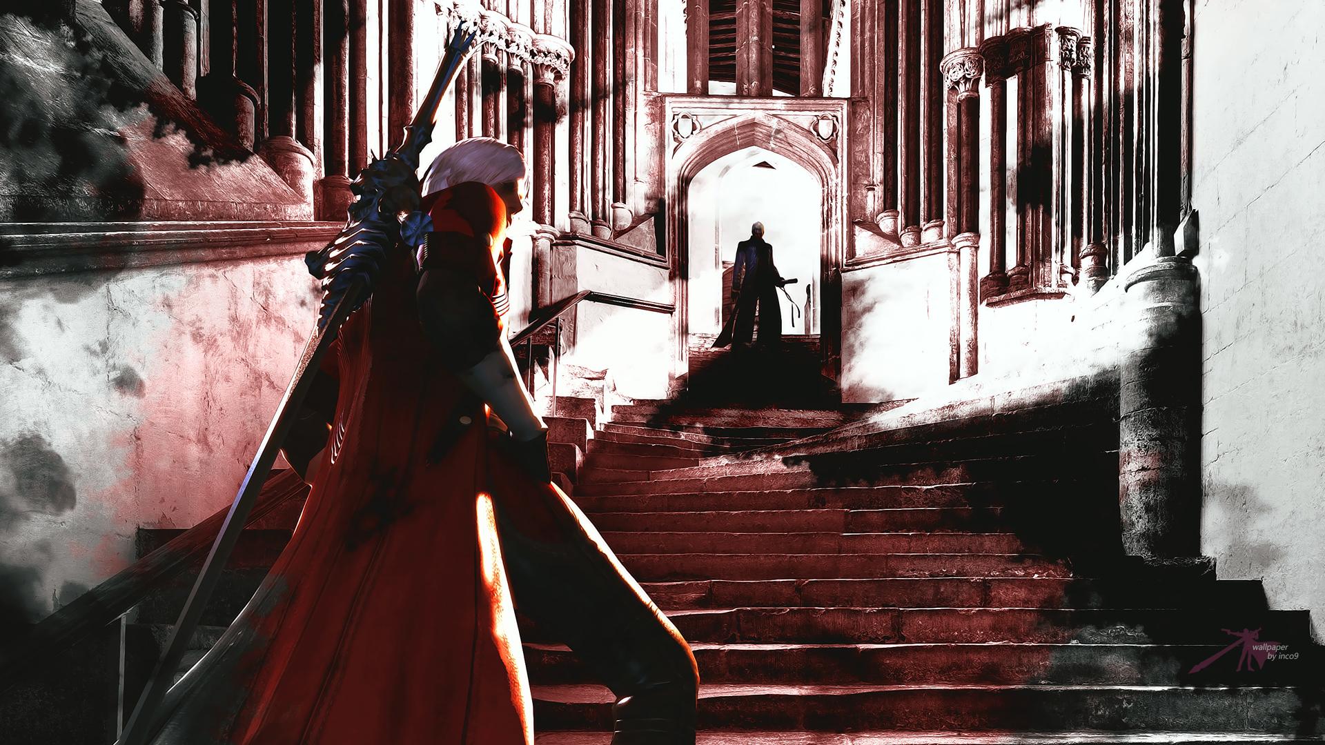 1920x1080 Dante, Devil May Cry Vergil, Video Game, Art Wallpaper & Background Image