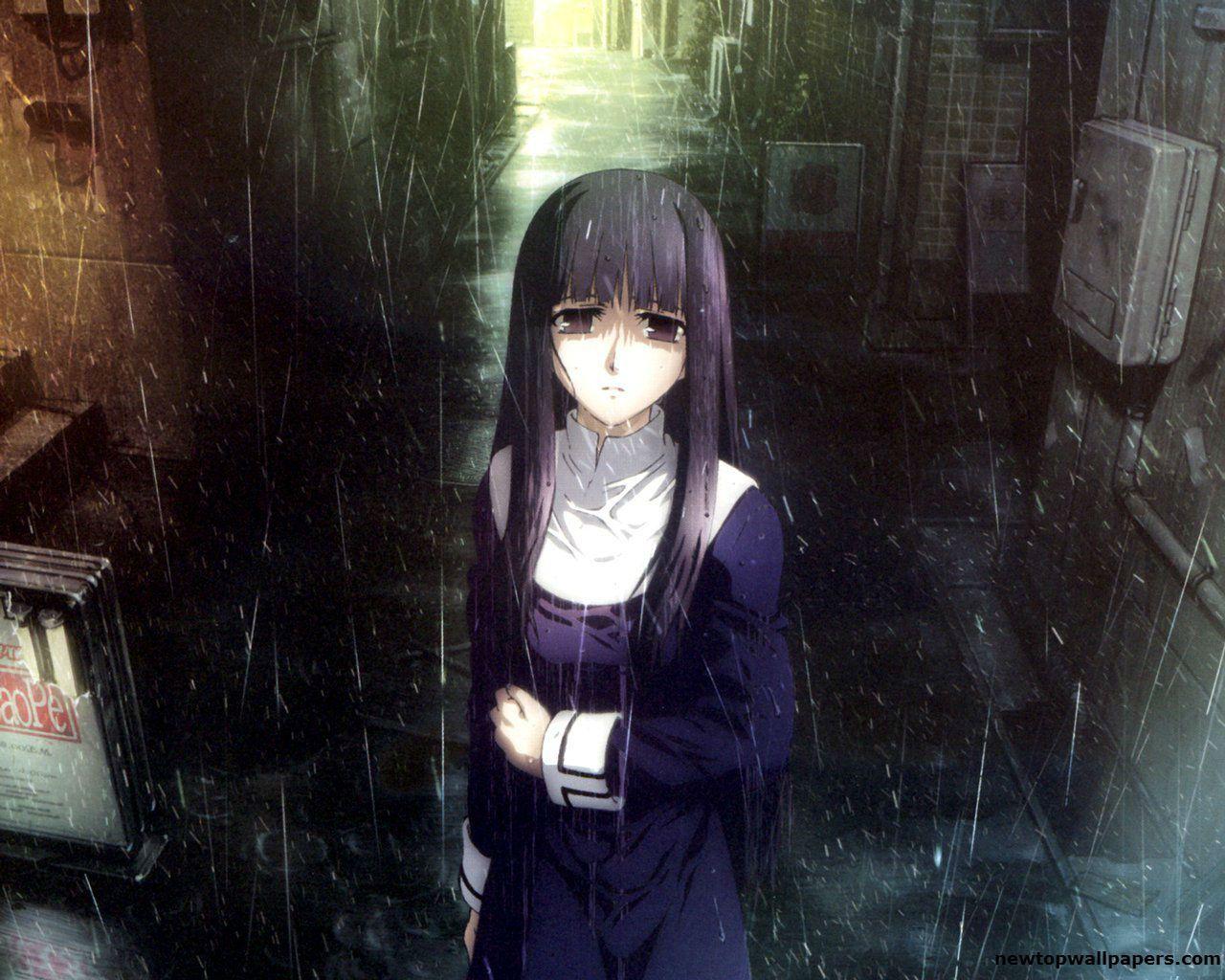 Rain Girl Sad Anime Wallpapers Top Free Rain Girl Sad Anime Backgrounds Wallpaperaccess