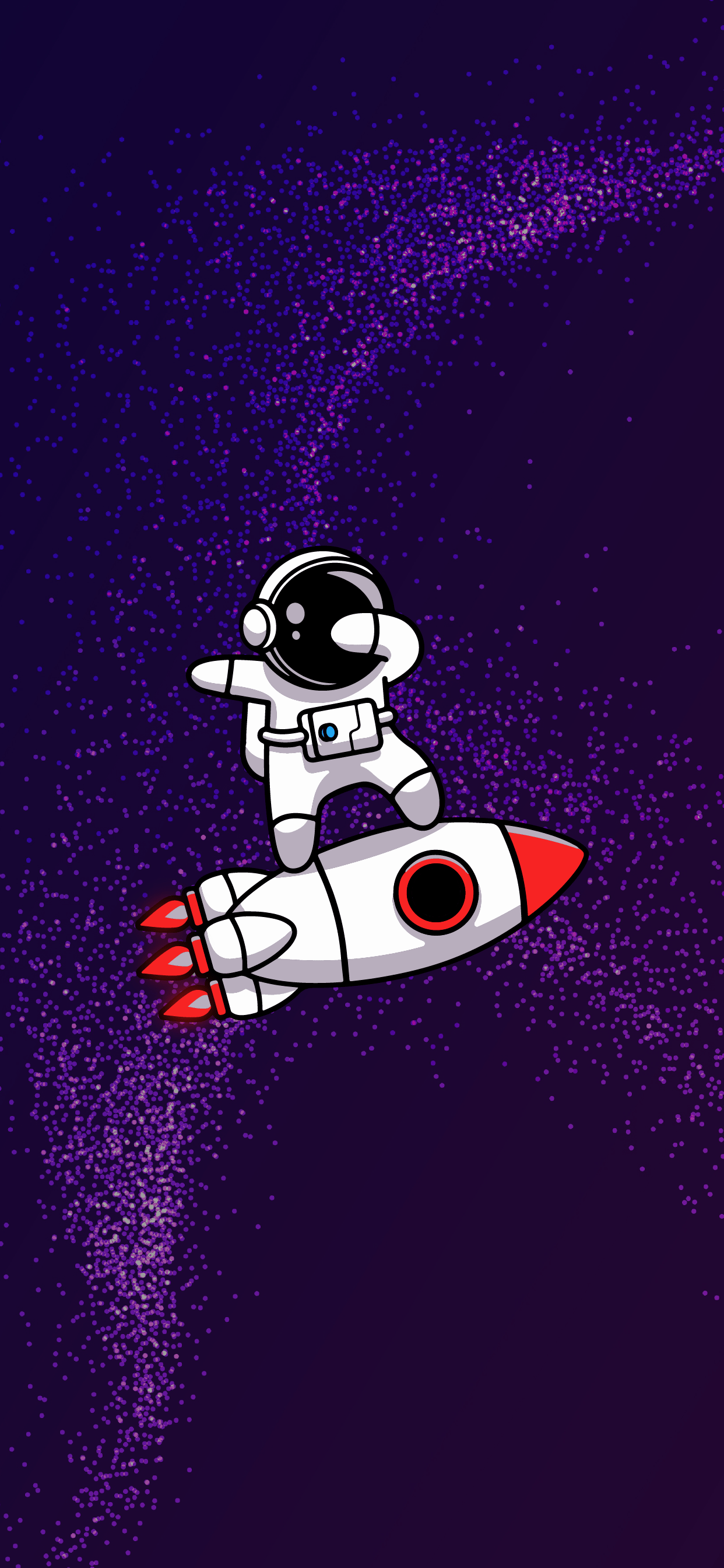 1242x2688 Cute Astronaut iPhone Wallpaper