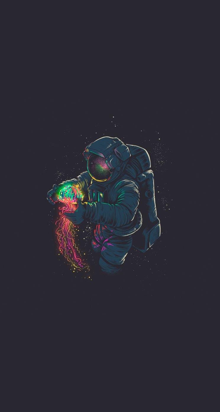 744x1392 Astronaut Wallpaper iPhone