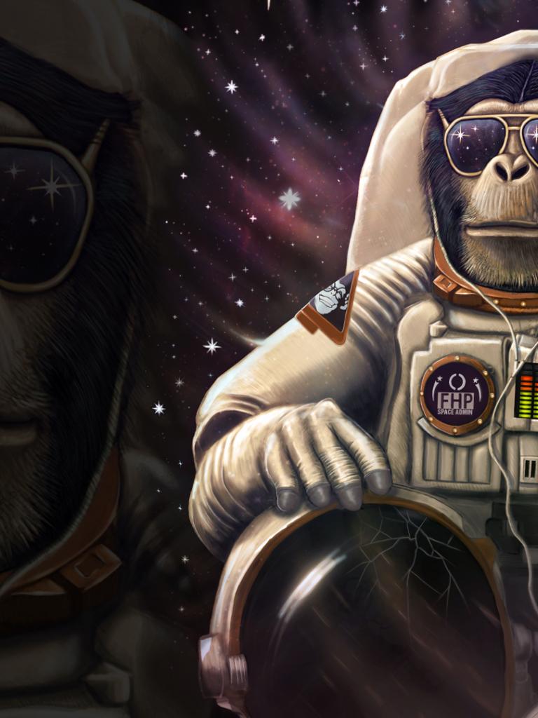 768x1024 Free download Amazing Astronaut Wallpaper Pics about space [1920x1080] for your Desktop, Mobile & Tablet. Explore Cartoon Monkey Wallpaper. Cute Monkey Wallpaper, Monkey HD Wallpaper, Free Monkey Wallpaper for Desktop