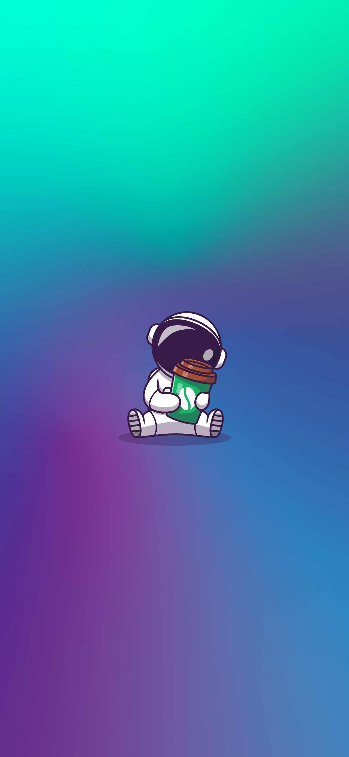 1205x2609 CUTE ASTRONAUT WALLPAPER IPHONE 4K