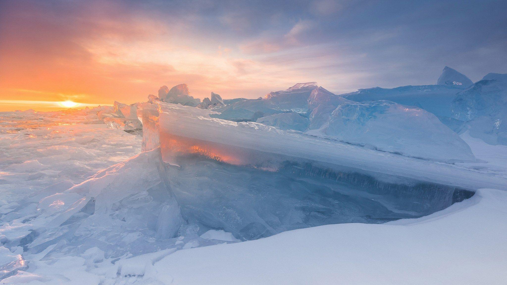 2048x1152 free winter wallpaper for deskx1152. Lake photo, Lake baikal, Free winter wallpaper