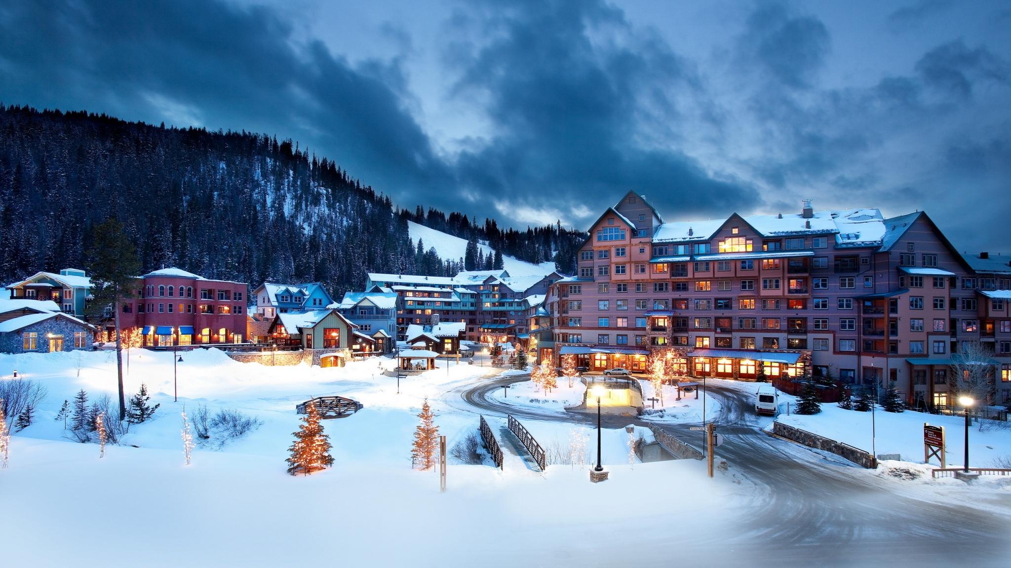 2048x1152 Winter Park Colorado Wallpaper